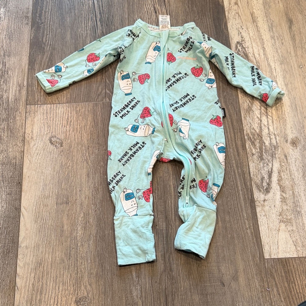 Bonds‎ Strawberry Milk Print Kids One Piece